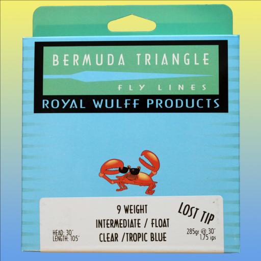 Bermuda Lost Tip Floating/Intermediate in Tropic Blue/Clear